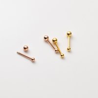 La Monada Womens Earrings Silver 925 Ear Piercing 925 Silver Earrings For Women Silver Stud Earrings Small Ball Nut Screw Girls