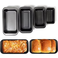 Nonstick Baking Bread Loaf Pan Carbon Steel Toast Bread Pan Tin Kitchen Rectangle Bakeware for Brownies Meatloaf