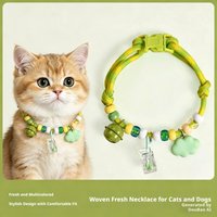 Anti-Wandering Bell Pet Collar for Cats And Dogs Breathable Comfortable Non-Constricting Design Refreshing Neck Collar