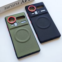 Luxury Kona Chun Pattern Magnetic Case for Nubia Z80 Ultra Shockproof Anti Fouling Wireless Charging Case Back Cover Funda Capa