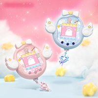Cute Angel and Devil Theme For Tamagotchi Uni Silicone Protective Case with Panel Paper and Dust Plug
