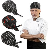 1PCS Unisex Top Chef Pirate Hat Hotel Restaurant Canteen Bakery Kitchen Work Wear Master Cook Forward Cap Waiter Hats Chef Hat