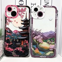 Japanese-Style Landscape Art Phone Case for Samsung Galaxy S26 Ultra Edge S25 FE S24 S23 S22 S20 Plus FE S21 Ultra A57 A17 Shell