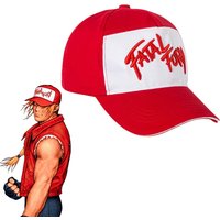 King of Fighters Fatal Fury Terry Bogard Baseball Cap Cosplay Embroidery Adjustable Hat Unisex Outdoor Sports Prop Accessories