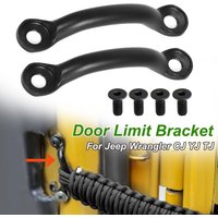 For Jeep Wrangler CJ YJ TJ Door Limit Bracket Black Door Strap Bracket Car Accessories