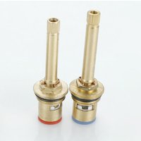 1/2 Inches Copper Valve Core 76/82mm Bathroom Shower Long Handle Brass Tap Valve Core Replacement Valves With Rubber O-rings