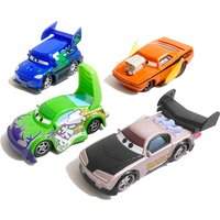 Disney Pixar Cars The Delinquent Road Hazards Criminals Snot-Rod Boost DJ And Wingo Alloy Diecast Model Toy Cars Children's Gift
