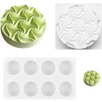 SHENHONG Neue Creme Blume Form Silikon Kuchen Form Für Backform Dessert Mousse Pan Backformen Moule Gebäck Dekoration Werkzeuge
