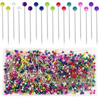 1000pcs Sewing Pins Straight Pin 38mm Pearlized Ball Head Quilting Pins For DIY Crafts Sewing Fabric Sewing Tools
