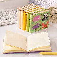 Cute Animal Pocket Notebook Portable Blank Journal for Kids Students Mini drawing book DIY Handbooks Stationery Gift