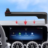 For Mercedes Benz A B CLA GLA GLB EQA EQB Class Dashboard Mount GPS Phone Holder Screen Fixed Clip Clamp Stand In Car