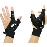 AliExpress ctzsoop LED Lighting Gloves for Running Cycling Camping Waterproof Flashlight Fingerless Gloves Outdoor Hiking Rescue with Luminous Lamp