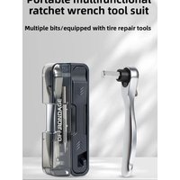 AliExpress NONE OFFBONDAGE Bicycle Tools Torque Wrench Hex Wrench Set Mini Portable Multi-tool Kit MTB Bike Tire Patch Repair Tools Tire Lever