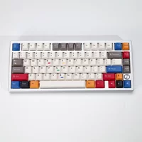 KBDiy Cherry Profile PBT Retro 100 Keycap Custom for Mechanical Gaming Keyboards Keycap 143 Keys Set ISO for 75% 65% aula F87