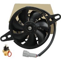 Motocross Engine 12V Radiator Cooling Fan Oil Cooler For ATV Quad Go Kart Honda Yamaha KTM Kawasaki Suzuki Universal Accessories