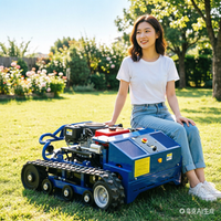 Energy-efficient lawn mower remote controlled Brushless motor 3800㎡/h 60°Support customization Adjustable lift School Playground