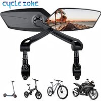 Bicycle Rear View Mirror Bike Handlebar Reflector 360° Rotatable Wide Range Back Sight MTB Mountain Road Riding Safety Rearview