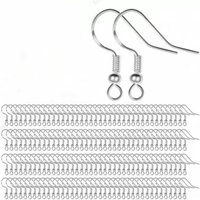 Wholesale 1000PCS Ball Hook 925 Sterling Silver Earring With Jewelry Accessory Findings 20MM