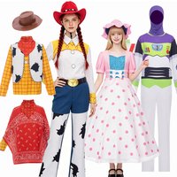 Movie Anime Cosplay Costumes Western-Style Outfits Tops Hats Women Dress Sets Carnival Halloween and Stage Performance Clothing