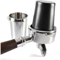 Coffee Dosing Cup 51MM 53MM 58MM Stainless Steel Coffee Powder Feeder Espresso Dosing Cup Silver Black Cafe Barista Tool