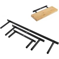 Heavy Support Double T Type Hidden Shelf Bracket Floating Invisible Invisible Support Brackets Iron Hidden Floating Wall Shelf
