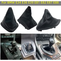 Car Styling Shift Gear Manual Shift Boot Black Leather Boot For BMW E36 3 Series E34 E46 E36 E39 E81 E82 E87 E88 E90 E91 E92