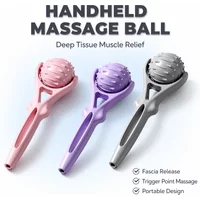 Handheld Fascia Massage Ball Deep Tissue Muscle Roller Trigger Point Massager Neck Back Foot Pain Relief Recovery Tool