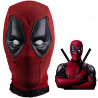 Deadpool Cosplay Mask Full Head Helmet Prop Marvel Superhero Mask for Halloween Masquerade Stage Performances