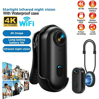 AliExpress WDSZKMYF 4K /1080P Motorcycle Mini Recorder Finger WIFI Action Camera Lightweight Motorcycle Road Sport Cam Bicycle Vlog Pet Body Camera