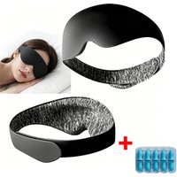Sleep Mask for Sleeping - 3D Breathable Soft Comfortable Eye Mask Light Blocking Insomnia Relief,Adjustable Strap