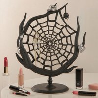 Cross-Border Dark Deadwood Spider Web Jewelry Display Stand for Gothic Desktop Earring Ring Storage
