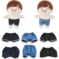 20cm Doll Jeans Pants Playing House Miniature Trousers Gift Fashion Change Dressing Game Mini Shorts Accessories