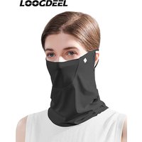 AliExpress NONE LOOGDEEL Summer Sunscreen Ice Silk Mask Neck UV Protection Face Cover Sunscreen Face With Brim Outdoor Cycling Sun Protection