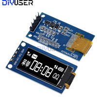 0.96 inch OLED Display 64x128 SSD1107 SPI I2C Vertical Screen White for Raspberry Pi ESP32