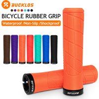 AliExpress BUCKLOS Bicycle Rubber Grip Confortable MTB Bike Cuffs Durable Non-slip Bicycle Handlebar Handles 1Pair 22.2mm Cycling Handles