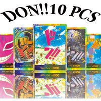 10PCS Don!! Game Cards One piece PBR-01 EN Yamato Vivi Uta Rebecca Luffy Law Kaido Enel Doflamingo Crocodile Big Mom Corazon Ace