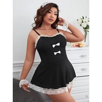Novel Costume Sexy Women's Uniform Plus Size Maid Cosplay Suit Hotel Maid Uniform