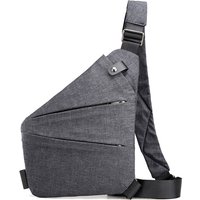 Multifunktions Brust Taschen Anti Diebstahl Einzelnen Umhängetaschen für Männer Wasserdichte Männliche Kreuz Körper Messenger Tasche Fanny Pack Sac