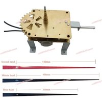 220V Metal Gear High Torque Clock Motor Power Clock Mechanism Kit With 45cm Extra Long Pointer For Big Wall Clock Repair DIY