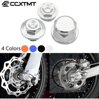 CNC Front Wheel Lock Nut Bolt Rear Chain Adjuster Axle Block Wheel Axle Nut Cocer For KTM EXC EXCF XC XCF XCW SX SXF 85-530 2022