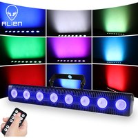 ALIEN 8 LED RGBW 4IN1 DMX Wall Wash Lamp DJ Disco Party Stage Light Effect for Dance Bar Holiday Wedding Xmas Halloween Decorate