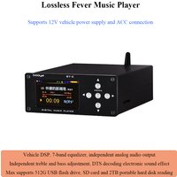 BY-C1 Lossless Digital Audio Player Bluetooth 5.0 ES9038Q2M DAC Chip DSD512 Lossless Decoding Professional Music Transport