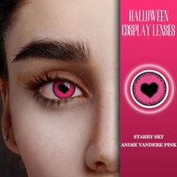 UYAAI Cosplay Contact Lenses Cosmetics Blue Lens Eye Color Lenses Sharingan Halloween Makeup Red Lenses White Lenses Yellow Lens