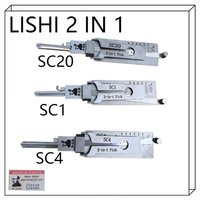2026 NEW LISHI 2 IN 1 LOCKSMITH TOOL SC1-L SC1 SC20 SC4 FOR for Schlage