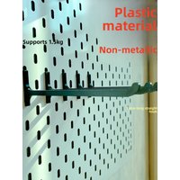 Extra Long 15cm Metal round Hole Hook for SKADIS Hole Board Plastic Storage Organizer No Installation Required