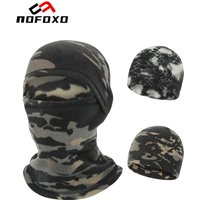 AliExpress nofoxo NOFOXO Multi Functional Headscarf Camouflage Balaclava Hat Camouflage Balaclava Hat Cycling Hat Full Face Caps Beanies Headwear