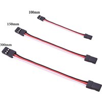 8/10pcs 100mm 150MM 300MM Flight control line Servo extension cord Male to Male for JR Plug Servo Extension Lead Wire Cable
