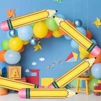 3pcs Inflatable Pencils Back To School Graduation Hanging Decorations Classroom Garden Room Birthday Party Decorations