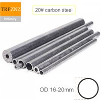 20# Carbon Steel Tube Precision Iron Round Pipe Diameter 18mm 19mm 20mm 21mm 22mm 23mm 24mm 25mm Polish Inside Easy to Process W