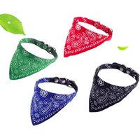 Pet Scarfs Triangle Bibs Soft Pet Decoration Triangle Bibs Colorful Comfortable Adjustable For Daily Wear Cats Dogs Festival
